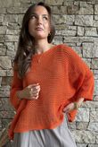 Conrad Grunge Loose Cotton Knit Sunset